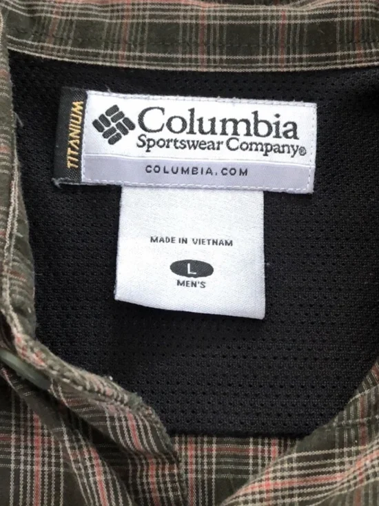 Columbia Ducks Unlimited Men's Plaid Shirt size large - Picture 3 of 10